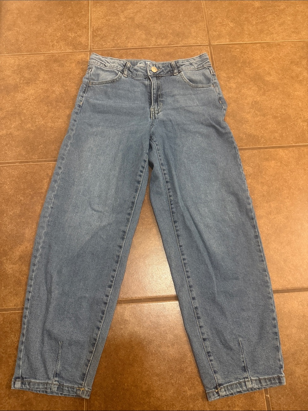 wonder nation Women's Light Blue Boyfriend Jeans